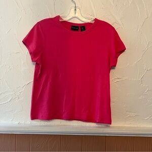 Rachel Zoe Bright Red Short Sleeve Tee